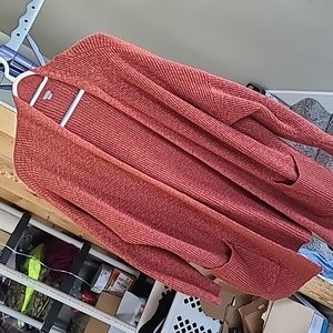 AERIE BURNT ORANGE CARDIGAN SWEATER Size XL
